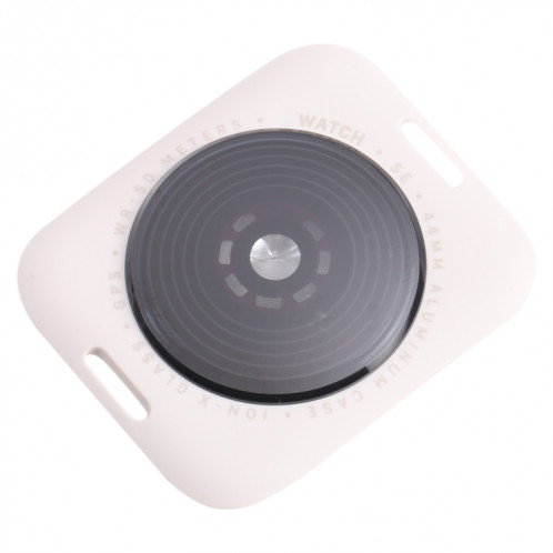 Pour Apple Watch SE 2022 44mm GPS édition couvercle en verre du boîtier arrière (Aurora) SH03JS354-06