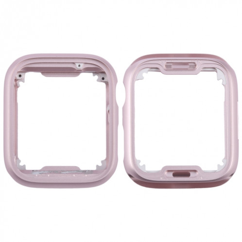 Pour Apple Watch Series 9 41 mm, plaque de cadre central en alliage d'aluminium (rose) SH693F327-06