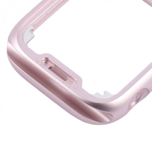 Pour Apple Watch Series 9 41 mm, plaque de cadre central en alliage d'aluminium (rose) SH693F327-06