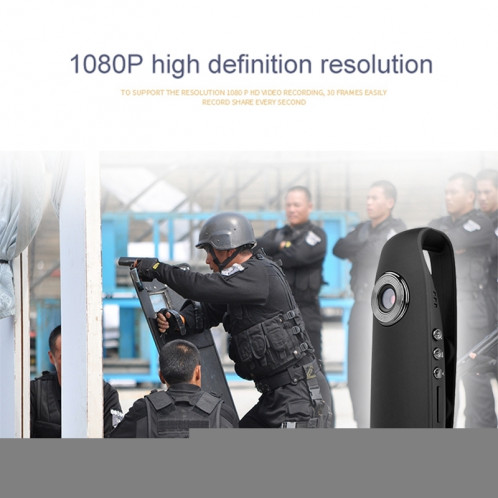 IDV 007 HD 1080 P Clip Conception Law Enforcement Enregistreur Portable Mini Surveillance Enregistreur, Détection de Mouvement de Soutien et Carte TF (Max 128 Go) SI00061694-012