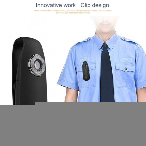 IDV 007 HD 1080 P Clip Conception Law Enforcement Enregistreur Portable Mini Surveillance Enregistreur, Détection de Mouvement de Soutien et Carte TF (Max 128 Go) SI00061694-012