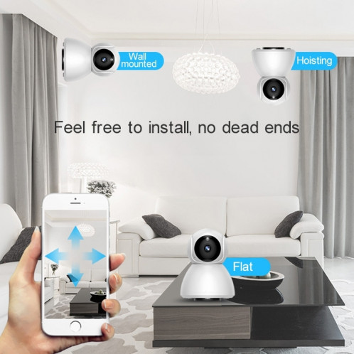 Caméra IP sans fil 720P HD 1.0 MP, prise en charge de la vision nocturne infrarouge / détection de mouvement / contrôle APP, SH046A1151-016
