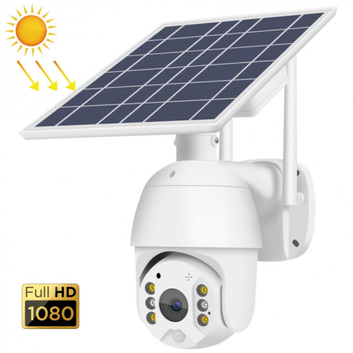 Caméra WiFi à énergie solaire T16 1080P Full HD, alarme PIR de soutien, vision nocturne, audio bidirectionnel, carte TF SH00931659-012