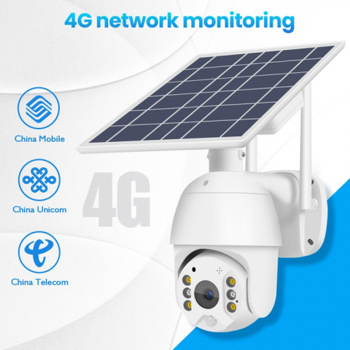 T16 1080P Full HD 4G (Version US) Caméra de surveillance de réseau à énergie solaire, prise en charge de l'alarme PIR + radar, vision nocturne, audio bidirectionnel, carte TF SH0097332-012