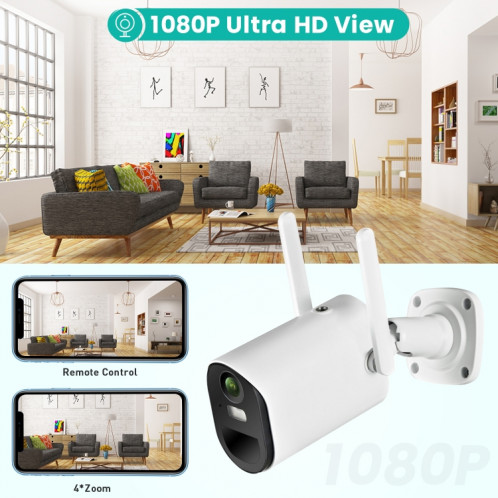 Caméra WiFi à énergie solaire T20 1080P Full HD 4G (Version UE), détection de mouvement de soutien, vision nocturne, audio bidirectionnel, carte TF SH1011306-012