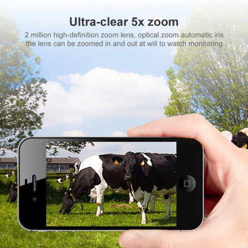 QX2 4G (version américaine) 1080p HD 360 degrés Panoramique Jour et nuit Panoramique Caméra intelligente imperméable, détection de mouvement / carte vocale à deux voies / carte TF, SH10EU1603-012