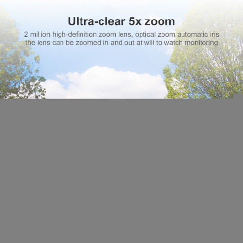 QX2 4G 1080p HD 360 degrés Panoramique Jour et nuit Panoramique Caméra intelligente imperméable, détection de mouvement de support / carte vocale bidirectionnelle / carte TF, SH11EU775-012