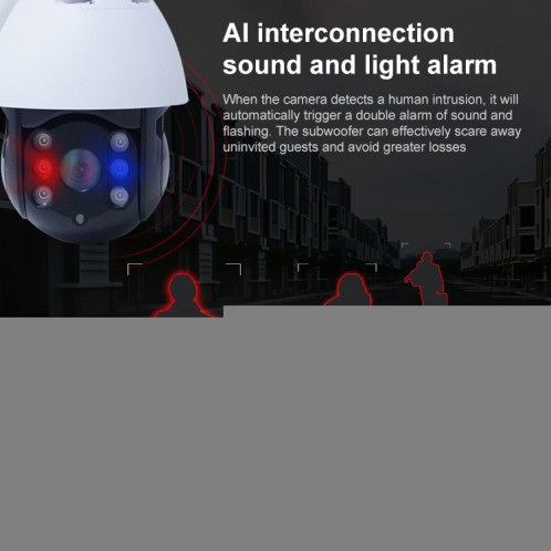 QX9 1080P Caméra intelligente WiFi imperméable, détection de mouvement de support / carte TF / voix à deux voies, SH17EU1415-011