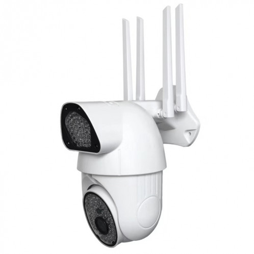 QX37 1080P WIFI Caméra de surveillance haute définition Haute-définition Caméra à dôme extérieure, Support Vision nocturne et détection de voix et de mouvement à double sens (Plug britannique) SH20UK8-09