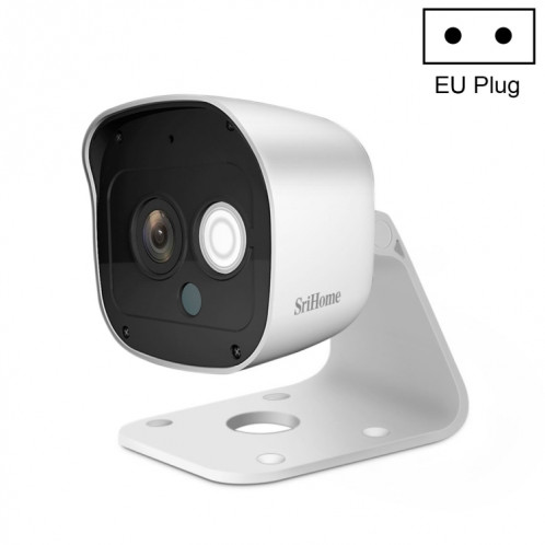 Caméra SriHome SH029 3.0 millions de pixels 1296P HD AI, prise en charge de la conversation bidirectionnelle / détection de mouvement / détection humanoïde / Vision nocturne / carte TF, prise ue SS42EU144-015