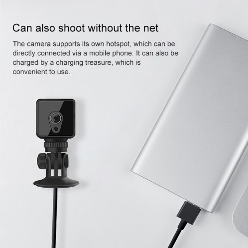 CAMSOY S1 HD 1280 x 720P Caméra de surveillance intelligente grand angle sans fil WiFi à 140 degrés, Prise en charge automatique photosensible de la vision de droite et détection de mouvement, capture et chargement SC16081309-012