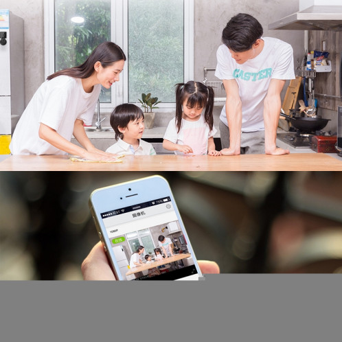 CAMSOY S1 HD 1280 x 720P Caméra de surveillance intelligente grand angle sans fil WiFi à 140 degrés, Prise en charge automatique photosensible de la vision de droite et détection de mouvement, capture et chargement SC16081309-012