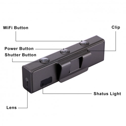 Caméra Wi-Fi à contrôle des yeux clignotant avec mémoire SH2018177-08