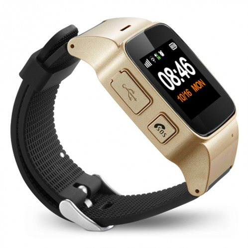 D99 + 1.22 pouces HD LCD écran GPS Smartwatch pour les aînés étanche, prend en charge le positionnement GPS + LBS + WiFi / numérotation bidirectionnelle / surveillance vocale / premiers secours à une touche / SH51CJ1243-019