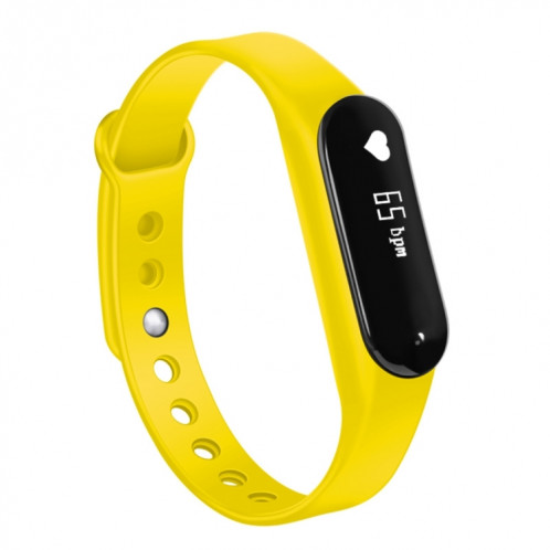 CHIGU C6 0,69 pouces OLED Bracelet Bluetooth à écran tactile, moniteur de fréquence cardiaque de soutien / podomètre / appels rappels / moniteur de sommeil / rappel sédentaire / alarme / anti-perte, compatible avec SH368Y1523-013