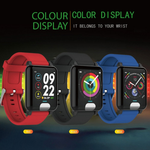 E04 Montre intelligente à écran couleur IPS de 1,3 pouces IP67 étanche, bracelet en TPU, rappel d'appel d'assistance / surveillance de la fréquence cardiaque / surveillance de la pression artérielle / soins SH542B1018-021