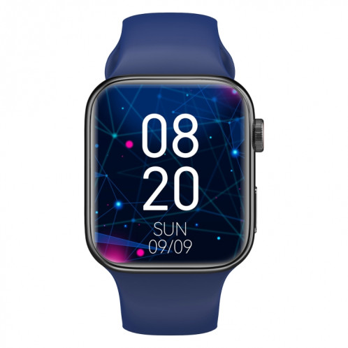 T900 PRO MAX L BIG Montre intelligente étanche à grand écran de 1,92 pouces, prend en charge la fréquence cardiaque / la pression artérielle / l'oxygène / plusieurs modes de sport (bleu foncé) SH831D69-014