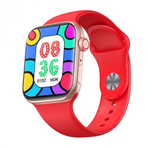 T900 PRO MAX L BIG Montre intelligente étanche à grand écran de 1,92 pouces, prend en charge la fréquence cardiaque / la pression artérielle / l'oxygène / plusieurs modes de sport (rouge) SH831R1131-014