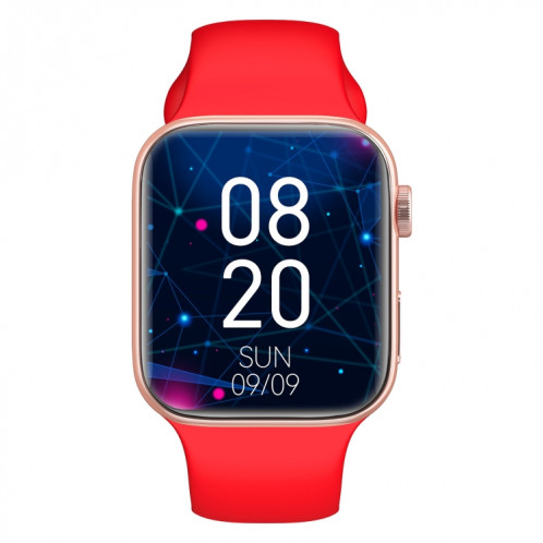 T900 PRO MAX L BIG Montre intelligente étanche à grand écran de 1,92 pouces, prend en charge la fréquence cardiaque / la pression artérielle / l'oxygène / plusieurs modes de sport (rouge) SH831R1131-014