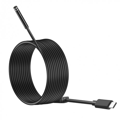 Caméra d'inspection à tube de serpent étanche à l'endoscope USB-C / Type-C avec 8 LED et adaptateur USB, longueur: 7 m, diamètre de la lentille: 8 mm SH08531349-010