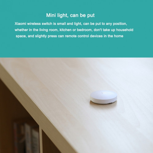 Commutateur sans fil intelligent d'origine de Xiaomi mini pour les dispositifs de suite à la maison futés de Xiaomi ,, avec l'utilisation de passerelle multifonctionnelle de Xiaomi (CA1001) SC10051496-030