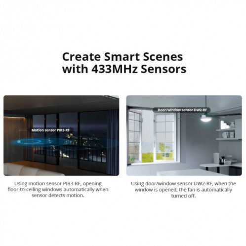 Passerelle eWelink de Sonoff Wifi pour RF 433 Mhz SH2212521-07