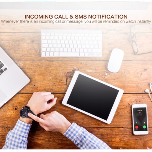 EX16 1.12 pouce FSTN LCD Affichage plein écran Sport Sport Smart Watch, IP67 50M Professionnel étanche, Support Podomètre / Chronomètre / Alarme / Notification Rappel / Notification d'appel / Appareil photo SH675R1960-023