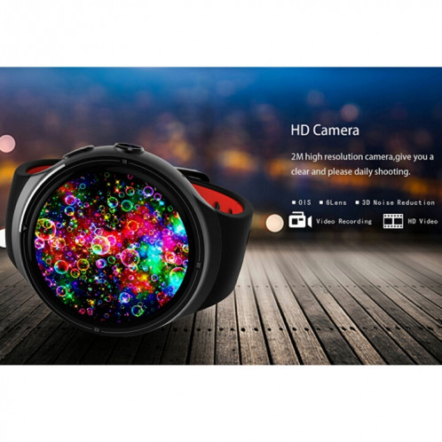 Z10 400 * 400 pixels AMOLED 1.39 pouces ronde montre intelligente à écran tactile, étanche IP54, podomètre de soutien / moniteur de fréquence cardiaque / navigation GPS / Notification de rappel / rappel d'appel SH677S591-020