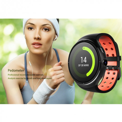 Z10 400 * 400 pixels AMOLED 1.39 pouces ronde montre intelligente à écran tactile, étanche IP54, podomètre de soutien / moniteur de fréquence cardiaque / navigation GPS / Notification de rappel / rappel d'appel SH677S591-020