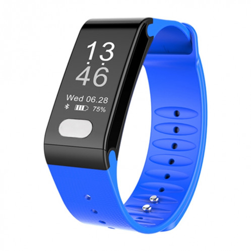 TLW T6 Fitness Tracker 0,96 pouce OLED Bracelet à bracelet à puce, Support Sports Mode / ECG / moniteur de fréquence cardiaque / pression artérielle / moniteur de sommeil (bleu) SH216L388-011