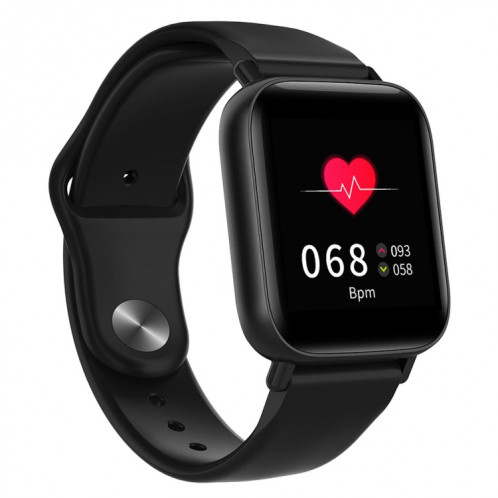 Montre de sport intelligente Q10 Fashion, écran TFT 1,3 pouces, étanche IP67, prise en charge de la fréquence cardiaque / surveillance de la pression artérielle / surveillance du sommeil / rappel sédentaire (noir) SH590B233-020
