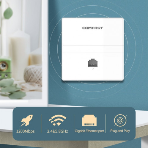 Comfast CF-E538AC V2 1200 Mbps Dual Band Indoor mur Wifi AP SC504543-07