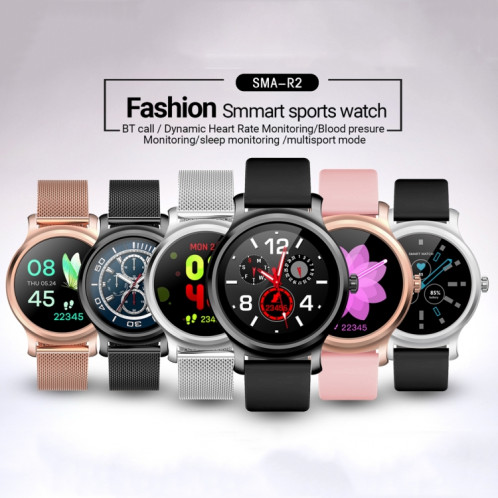 SMA-09 1,3 pouces écran IPS Smart Watch IP54 étanche, appel de soutien / rappel de message / notification des médias sociaux / contrôle de la caméra / surveillance de la veille / rappel de la sédentarité SH200A1314-08