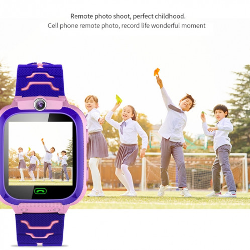 Q12B Montre intelligente à écran couleur de 1,44 pouces pour enfants, prise en charge du positionnement LBS / numérotation bidirectionnelle / premiers secours à une touche / surveillance vocale / application SH730F1663-012