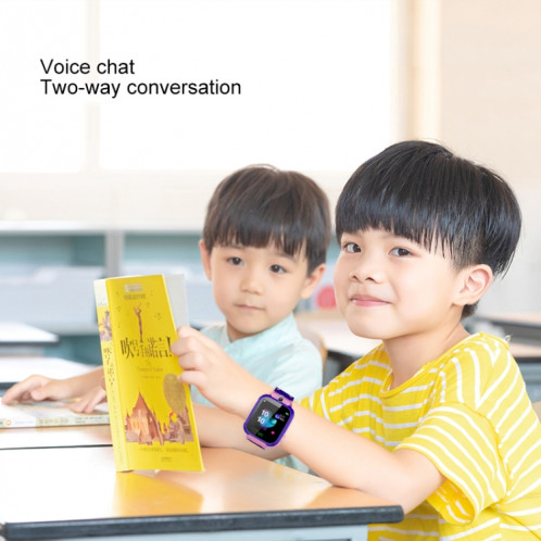 Q12B Montre intelligente à écran couleur de 1,44 pouces pour enfants, prise en charge du positionnement LBS / numérotation bidirectionnelle / premiers secours à une touche / surveillance vocale / application SH730F1663-012