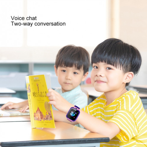 Q12B Montre intelligente à écran couleur de 1,44 pouces pour enfants, prise en charge du positionnement LBS / numérotation bidirectionnelle / premiers secours à une touche / surveillance vocale / application SH730F1663-012