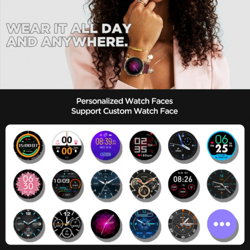 Zeblaze GTR2 1,28 pouce Color tactile écran Bluetooth 5.0 IP68 Imperméable Smart Watch, Support Moniteur de sommeil / Moniteur de fréquence cardiaque / Surveillance de la tension artérielle (or) SZ382J1802-08