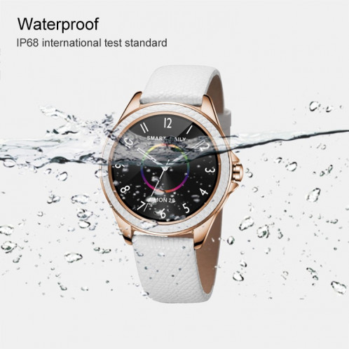 M6009 Glitter Strap Strap Strap Mode Smart Watch pour Femmes, Soutenez la surveillance de la fréquence cardiaque et le podomètre et la surveillance du sommeil et des calories (argent) SH741S196-07