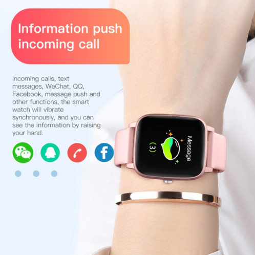 T98 Montre intelligente à écran couleur de 1,4 pouces, étanche IP67, mesure de la température corporelle de soutien / surveillance de la fréquence cardiaque / surveillance de la pression artérielle / rappel SH786F183-014