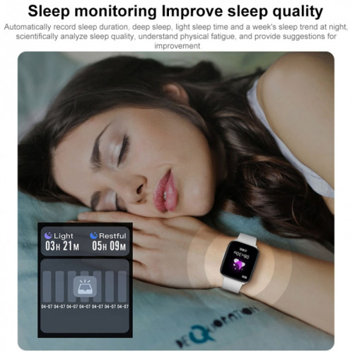 G12 1,7 pouce IPS Smart Watch Smart Watch, Support Appel Bluetooth / Surveillance de la température corporelle (rose) SH783F906-07