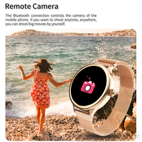 LOKMAT M4 Montre intelligente de cycle menstruel étanche pour femme (Or) SL913J1879-07