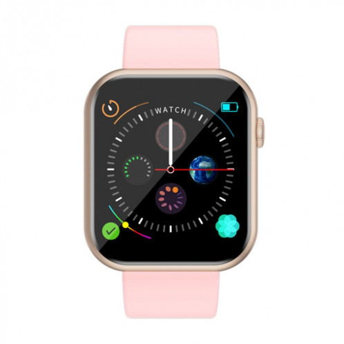 LOKMAT R3L Montre intelligente de santé étanche, podomètre / Sommeil / Fréquence cardiaque / Oxygène sanguin / Tensiomètre (Or) SL917J582-07