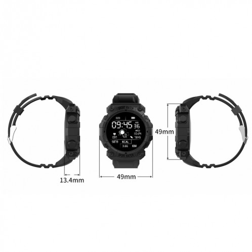FD68S 1,44 pouce Color Roud Sport Sport Smart Watch, Soutenir le mode cardiaque / mode multi-sports (rouge) SH466R1986-07