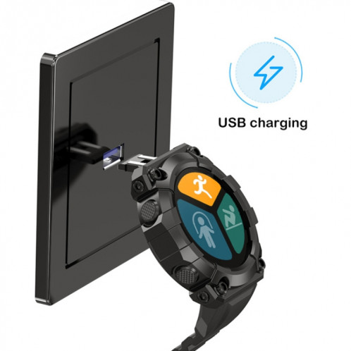 FD68S 1,44 pouce Color Roud Sport Sport Smart Watch, Soutenir le mode cardiaque / mode multi-sports (vert) SH466G604-07