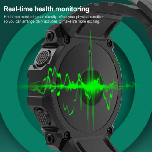 FD68S 1,44 pouce Color Roud Sport Sport Smart Watch, Soutenir le mode cardiaque / mode multi-sports (vert) SH466G604-07