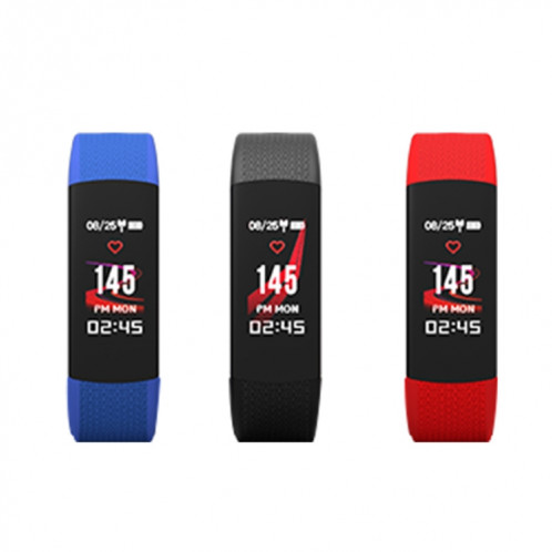 TLW B6 Fitness Tracker 0.96 pouces TFT Bracelet Bracelet Smart Bracelet, IP67 Étanche, Mode Sport Support / Moniteur de Fréquence Cardiaque Continue / Moniteur de Sommeil / Rappel d'Information (Noir) SH687B1525-012