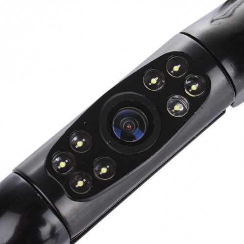 4039 LED 0.3MP Parking de secours de sécurité IP68 étanche caméra de vue arrière, capteur PC7070, vision nocturne de soutien, angle de vision large: 170 degrés (noir) SH881B707-010