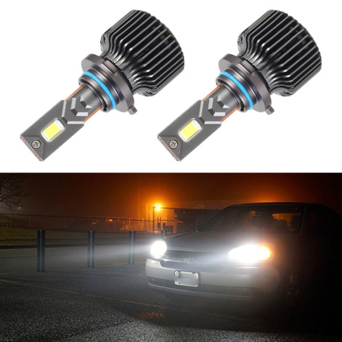 K11 1 paire 9006 12V / 85W / 6000K / 9000LM phare LED de voiture (lumière blanche) SH92WL225-08