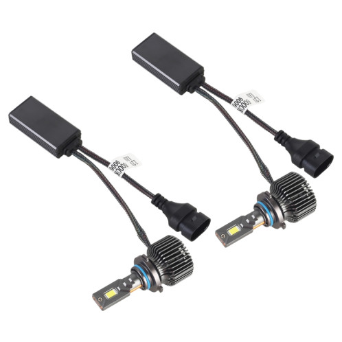 K11 1 paire 9006 12V / 85W / 6000K / 9000LM phare LED de voiture (lumière blanche) SH92WL225-08