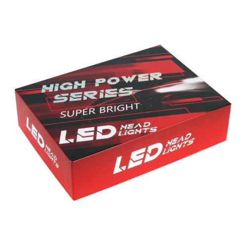 K11 1 paire 9006 12V / 85W / 6000K / 9000LM phare LED de voiture (lumière blanche) SH92WL225-08